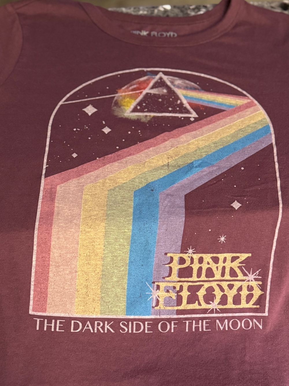 Ladies Dark Side of The Moon T-Shirt 🔥Size Large
